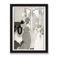 The Toilet (The Rape of the Lock), 12 × 16 in, Black Oak frame