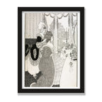 The Toilet (The Rape of the Lock), 12 × 16 in, Black Oak frame
