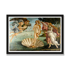 The Birth of Venus, 16 × 24 in, Black Oak frame