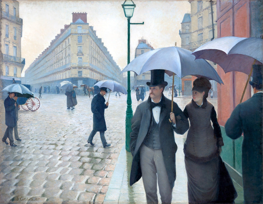 Paris Street; Rainy Day, unframed artwork