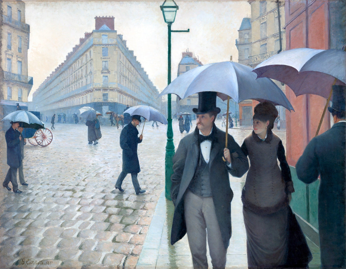 Paris Street; Rainy Day, unframed artwork