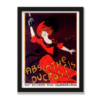 Absinthe Ducros, 12 × 16 in, Black Oak frame