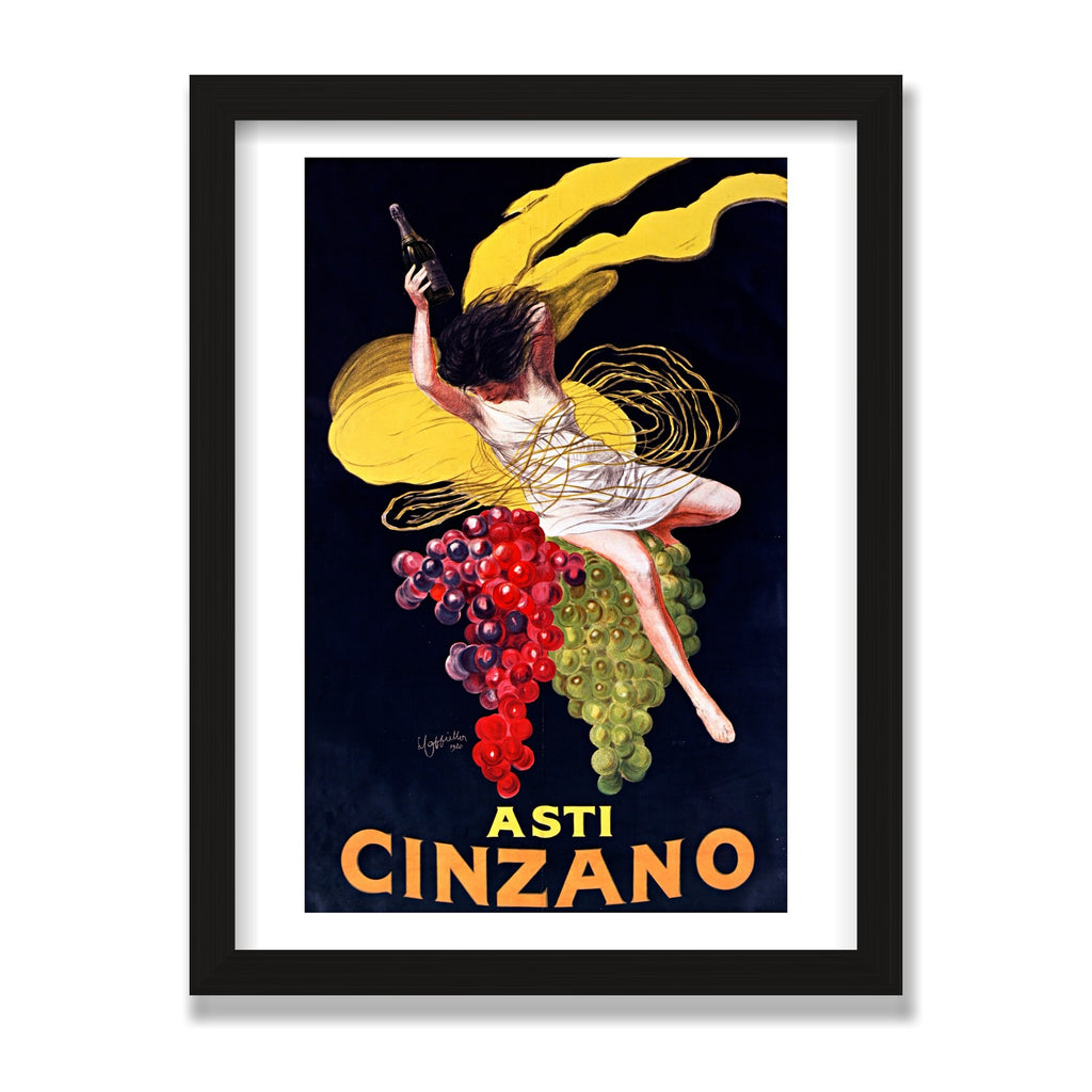 Asti Cinzano, 12 × 16 in, Black Oak frame