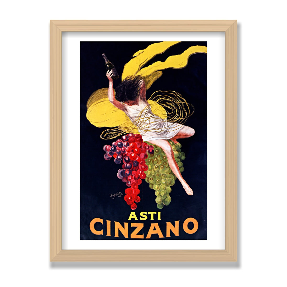 Asti Cinzano, 12 × 16 in, Natural Oak frame