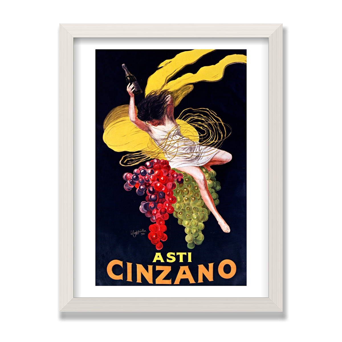 Asti Cinzano, 12 × 16 in, White Oak frame