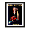 Birra Metzger, 12 × 16 in, Black Oak frame