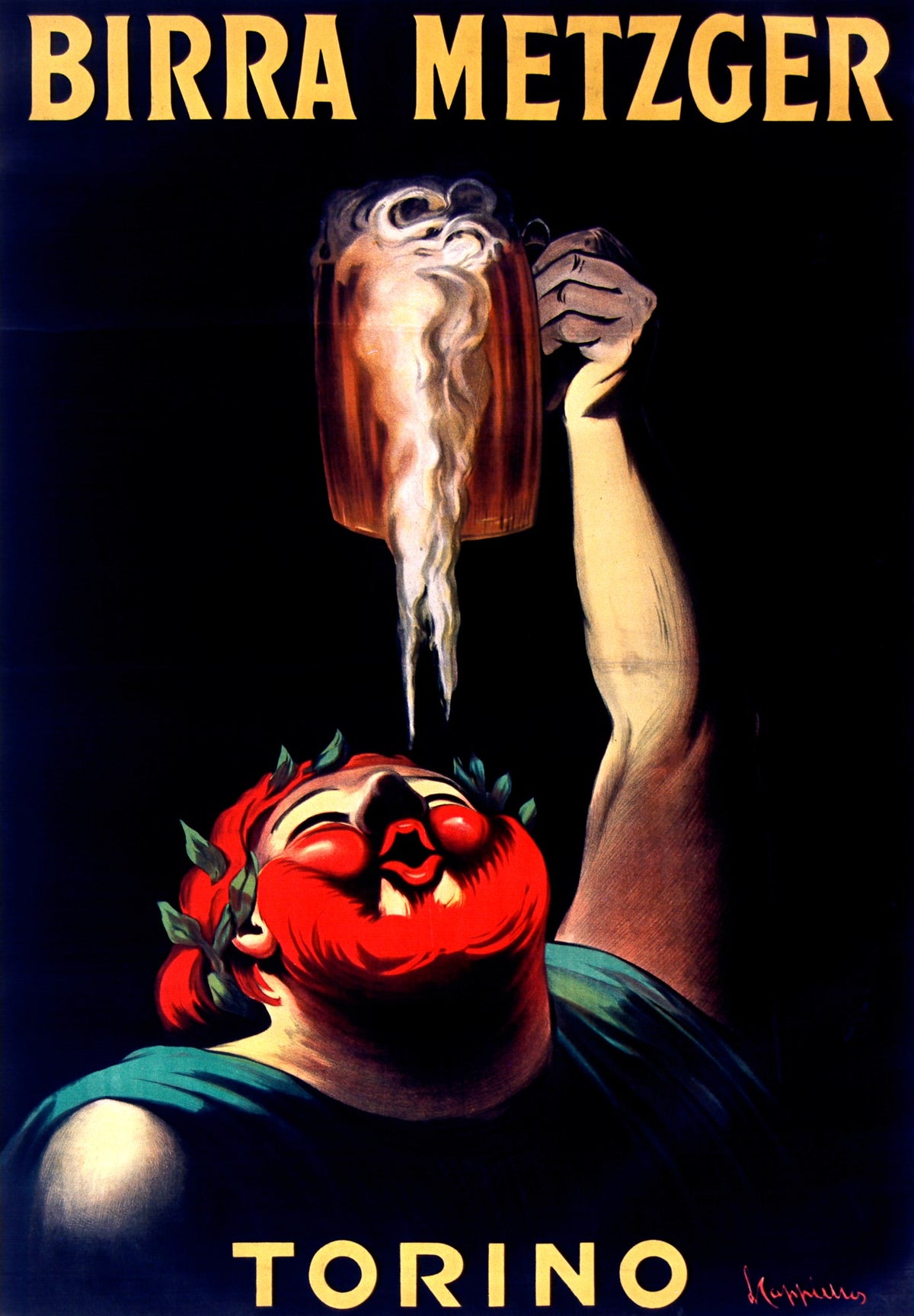 Birra Metzger, unframed artwork
