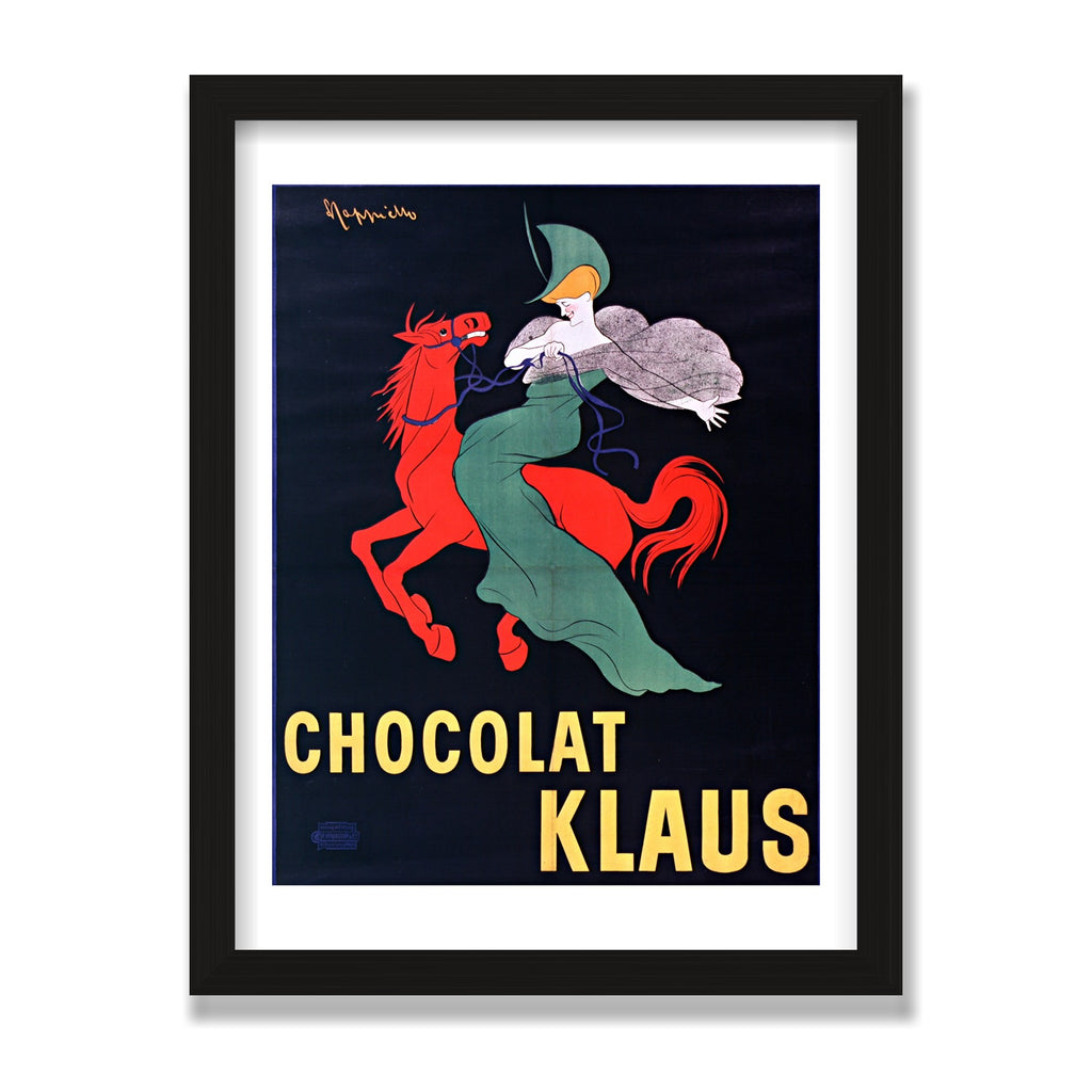 Chocolat Klaus, 12 × 16 in, Black Oak frame