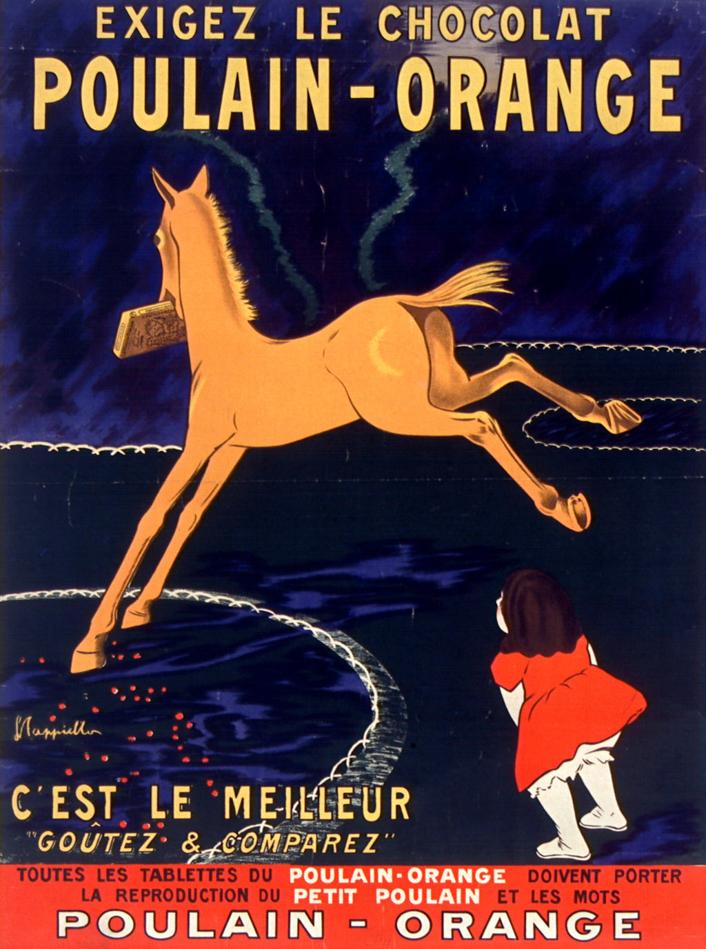 Chocolat Poulain, unframed artwork