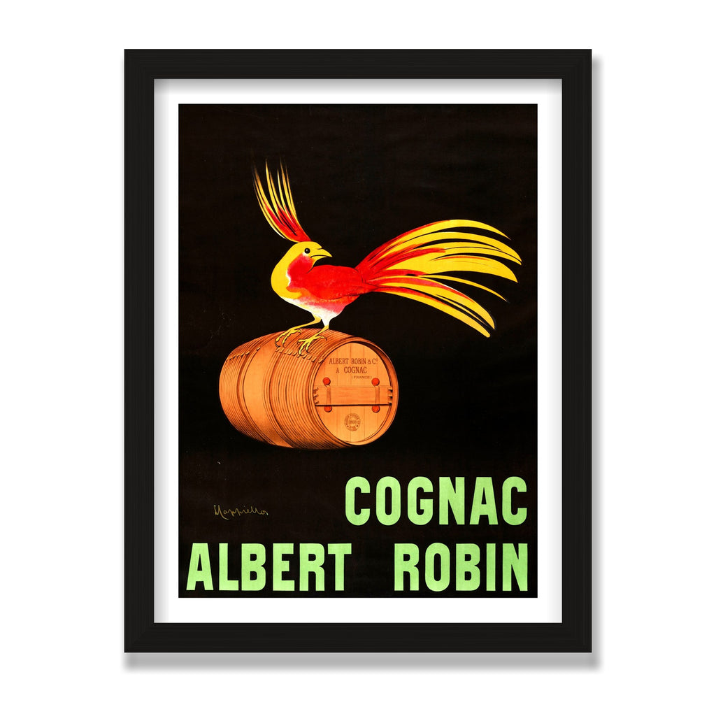 Cognac Albert Robin, 12 × 16 in, Black Oak frame