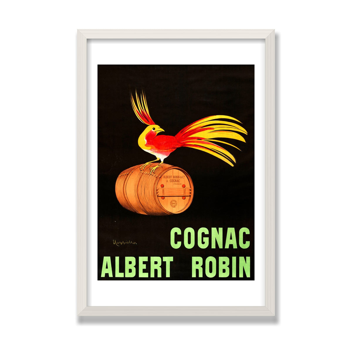 Cognac Albert Robin, 16 × 24 in, White Oak frame