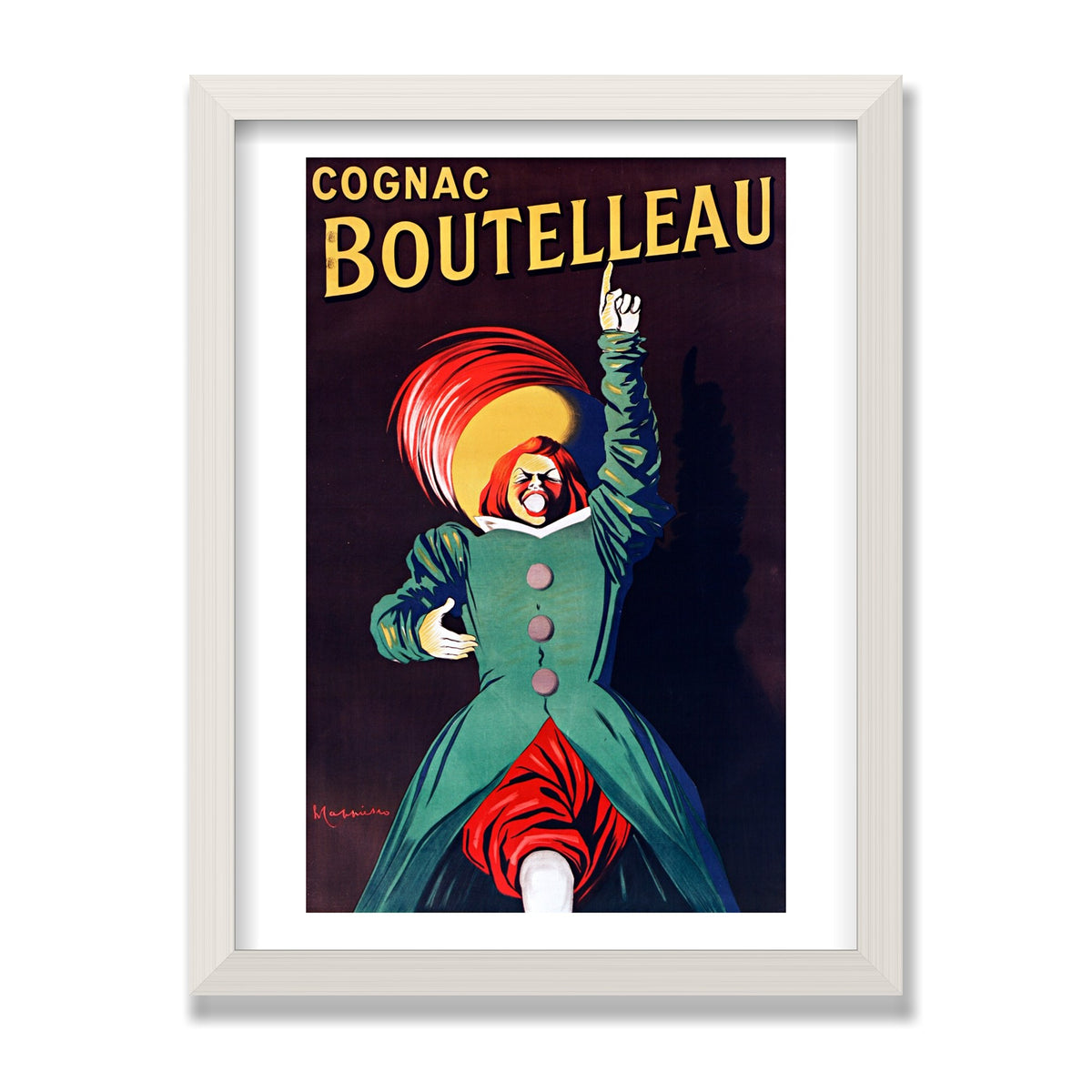 Cognac Boutelleau, 12 × 16 in, White Oak frame