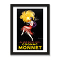 Cognac Monnet, 12 × 16 in, Black Oak frame