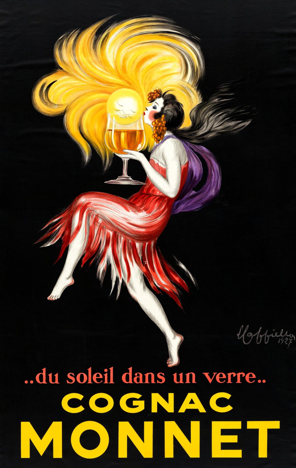 Cognac Monnet, unframed artwork