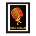 Cognac Pellisson, 12 × 16 in, Black Oak frame
