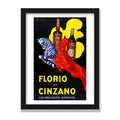 Florio et Cinzano, 12 × 16 in, Black Oak frame
