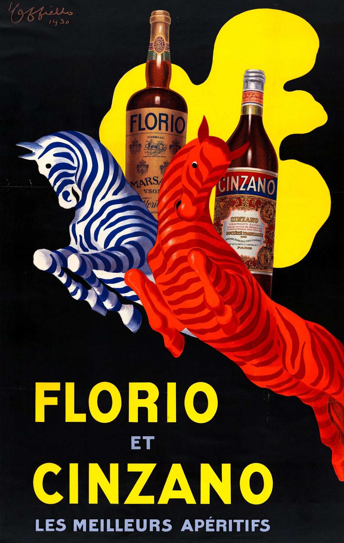 Florio et Cinzano, unframed artwork