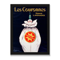 Les Couronnes, 12 × 16 in, Black Oak frame
