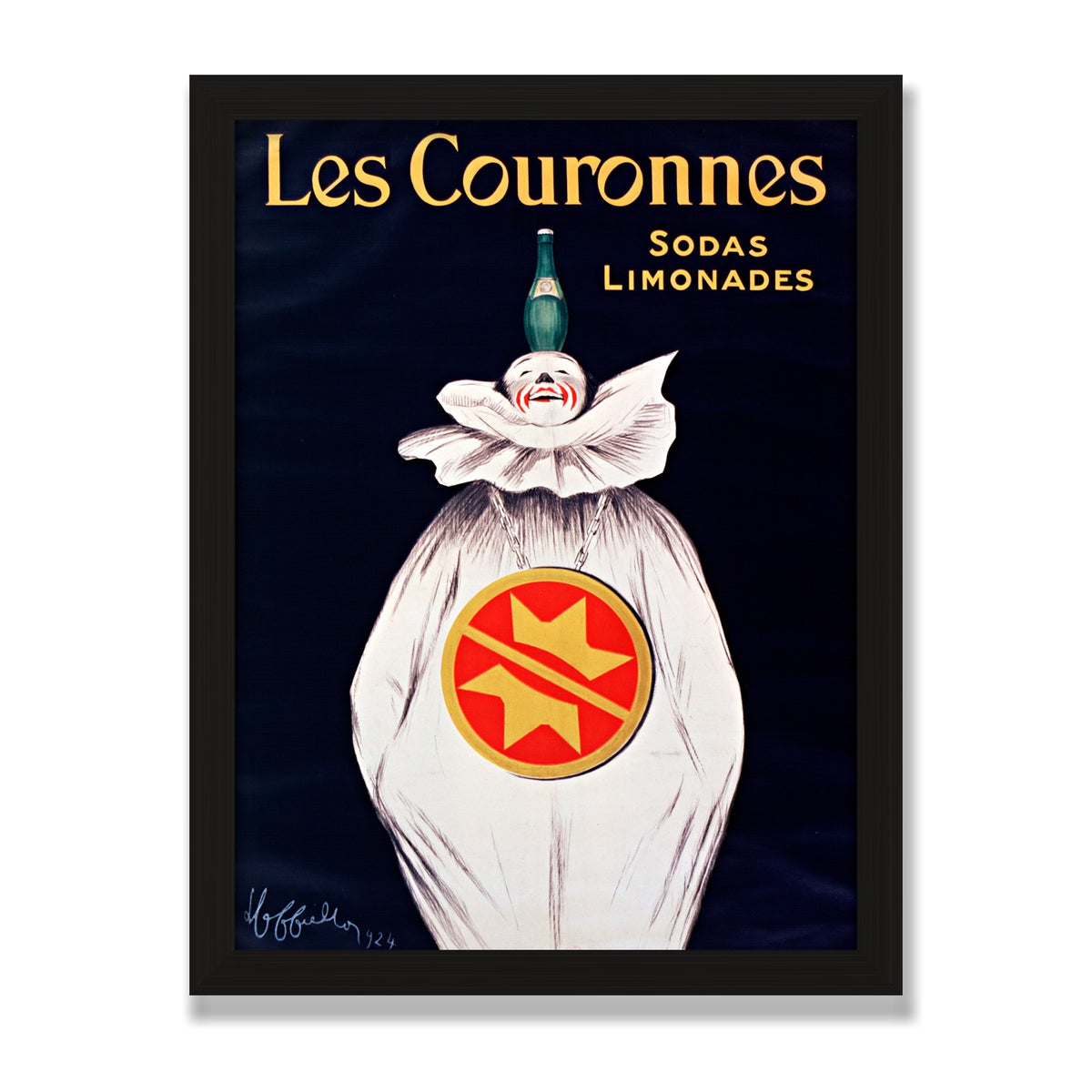 Les Couronnes, 12 × 16 in, Black Oak frame