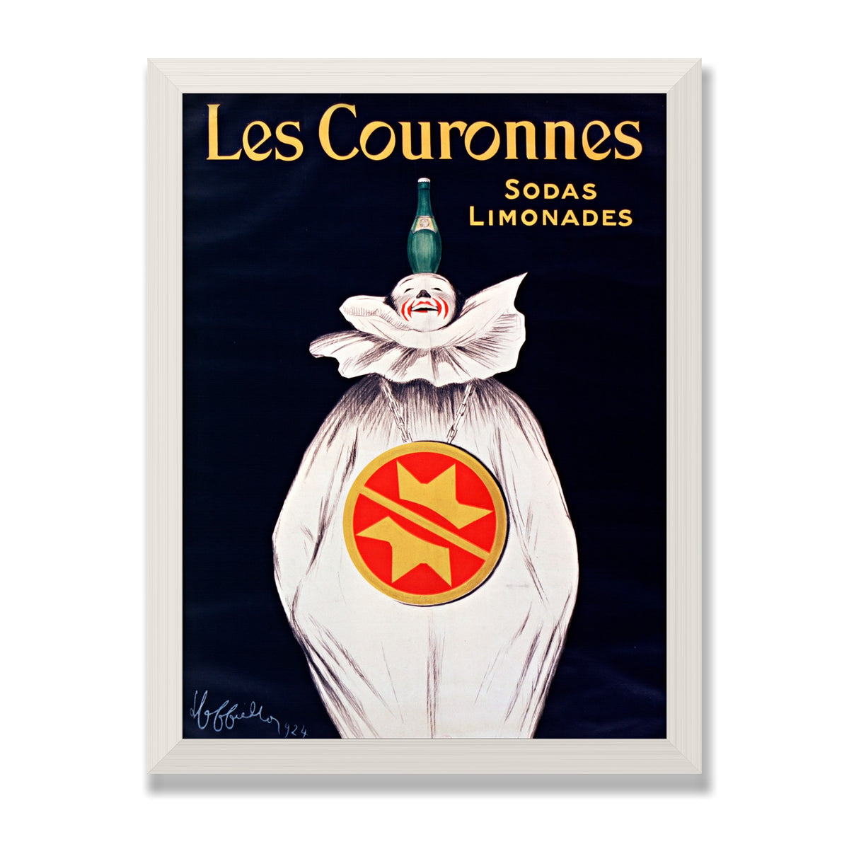Les Couronnes, 12 × 16 in, White Oak frame