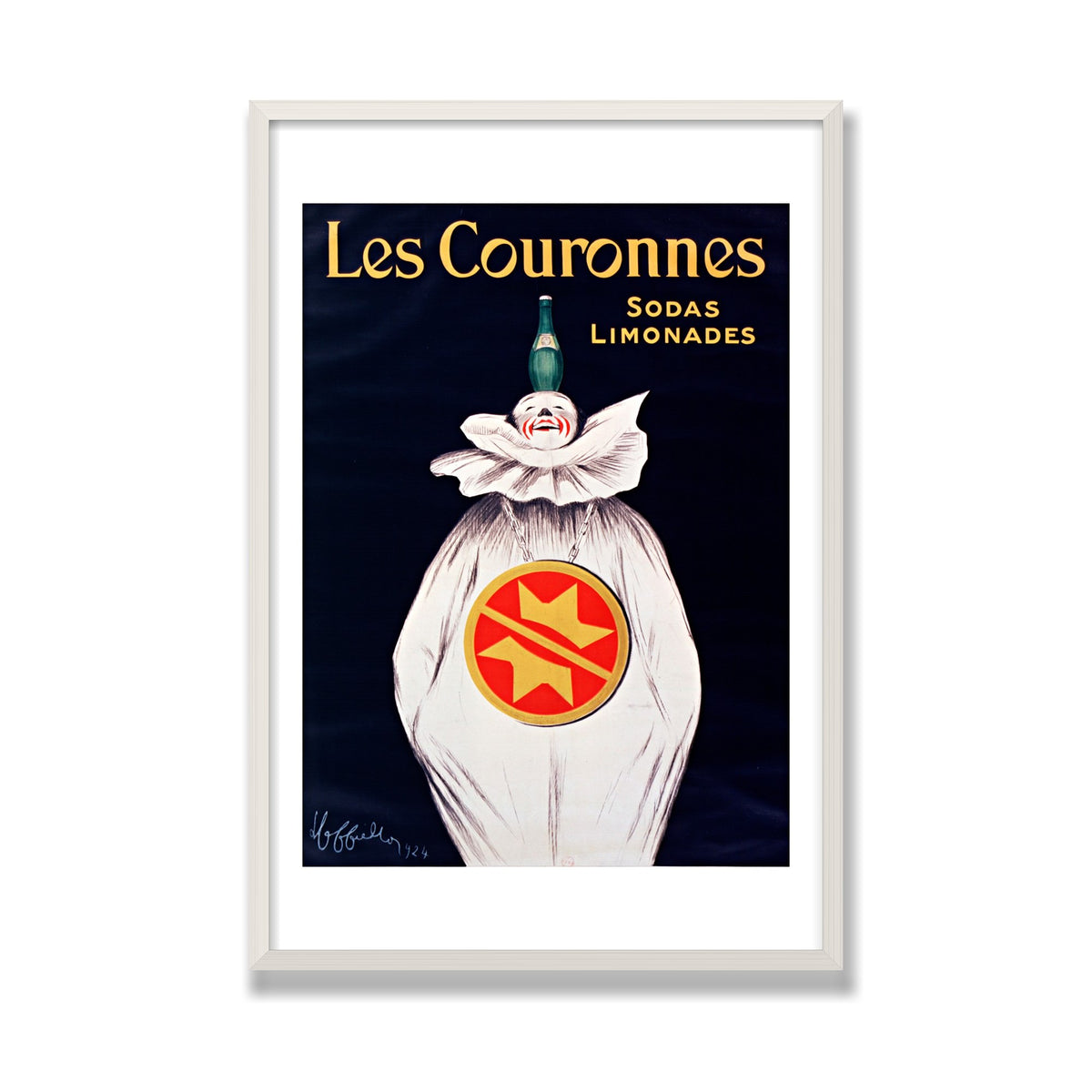 Les Couronnes, 24 × 36 in, White Oak frame
