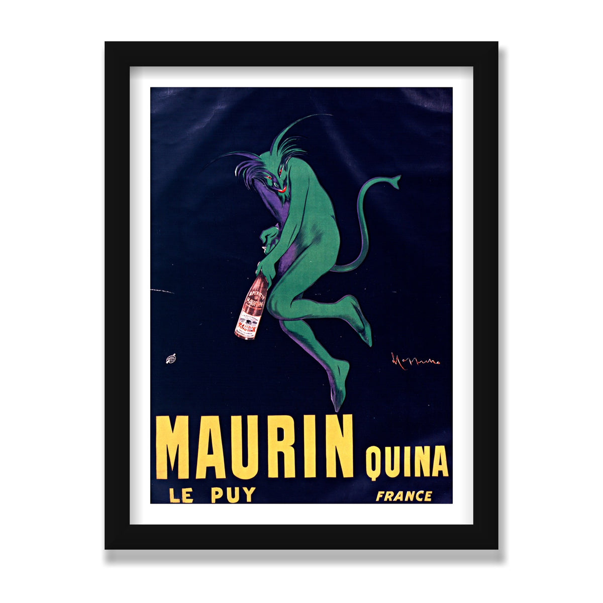 Maurin Quina, 12 × 16 in, Black Satin frame