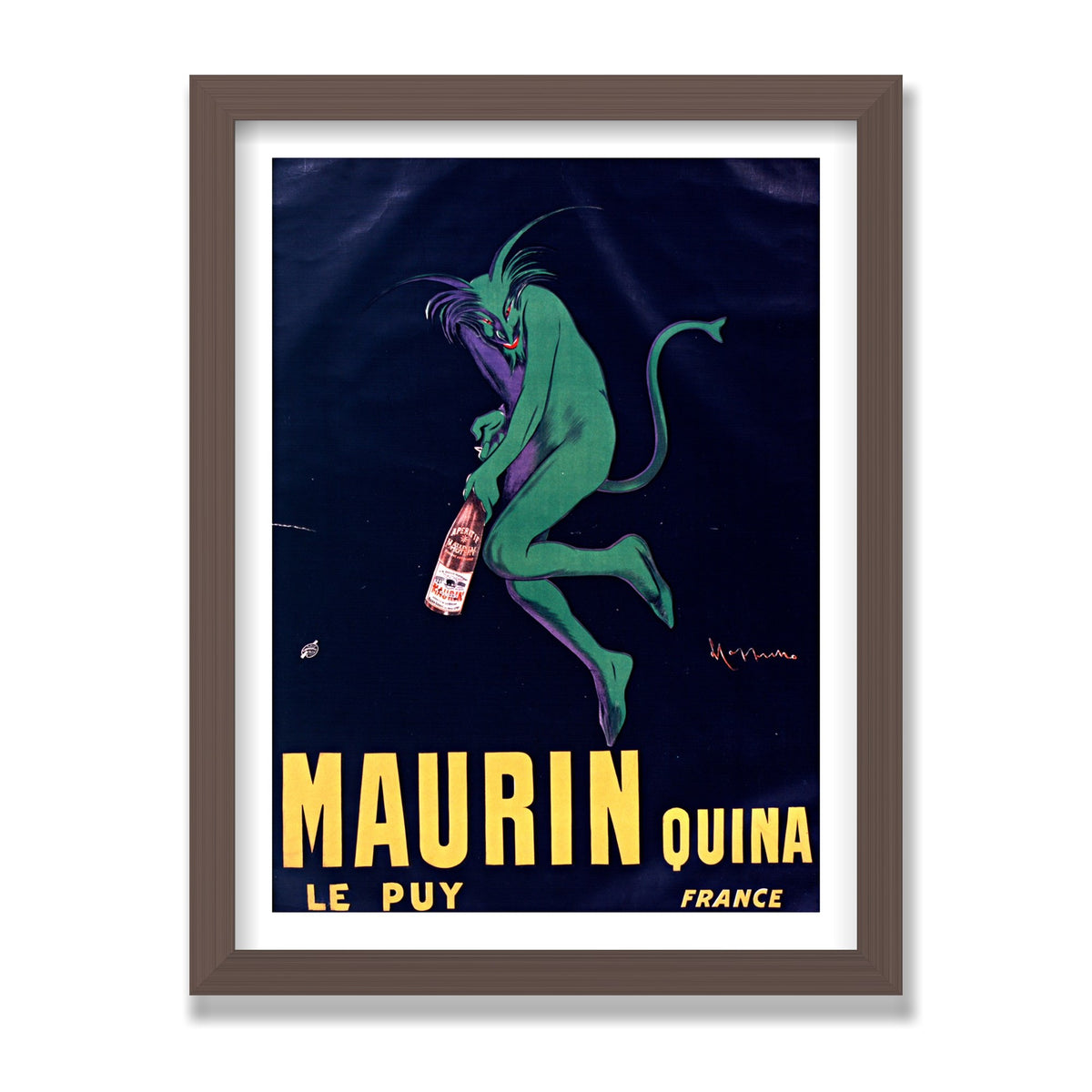 Maurin Quina, 12 × 16 in, Walnut frame
