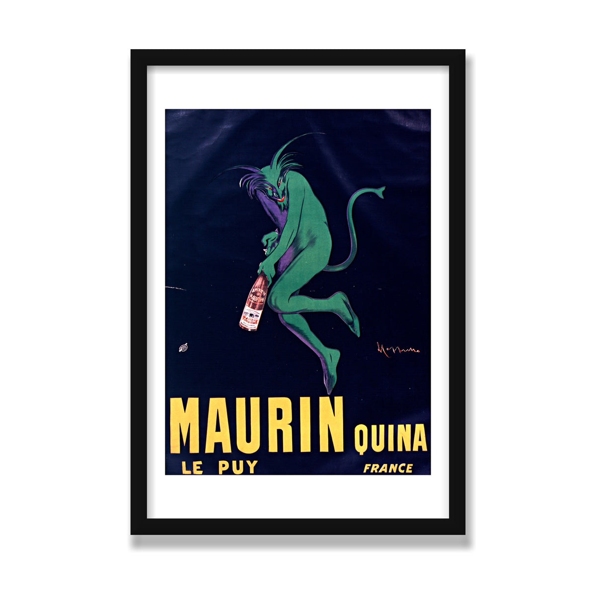 Maurin Quina, 16 × 24 in, Black Satin frame