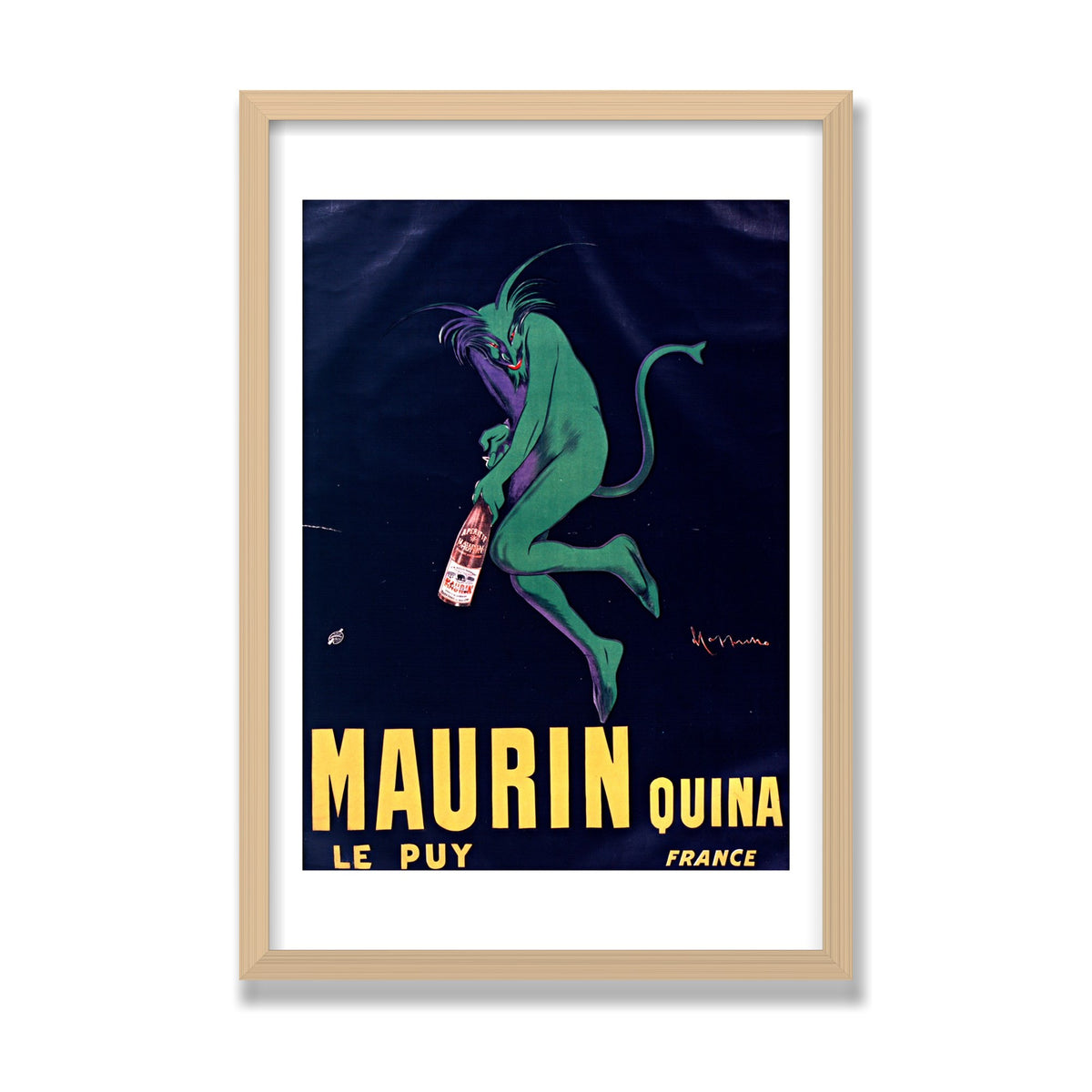 Maurin Quina, 16 × 24 in, Natural Oak frame
