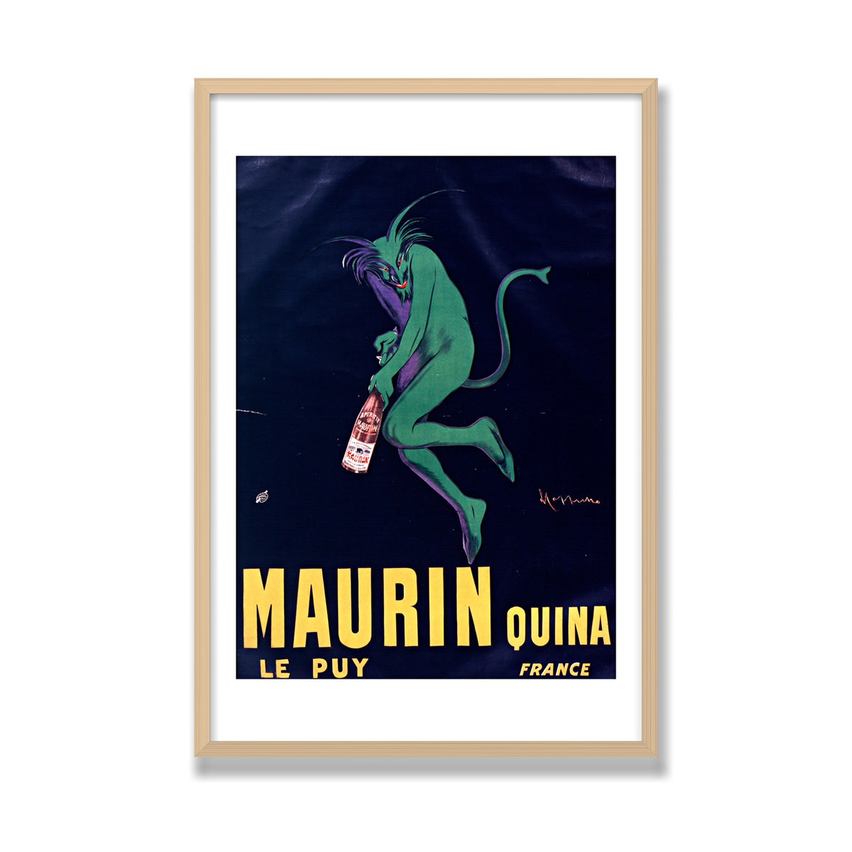Maurin Quina, 24 × 36 in, Natural Oak frame