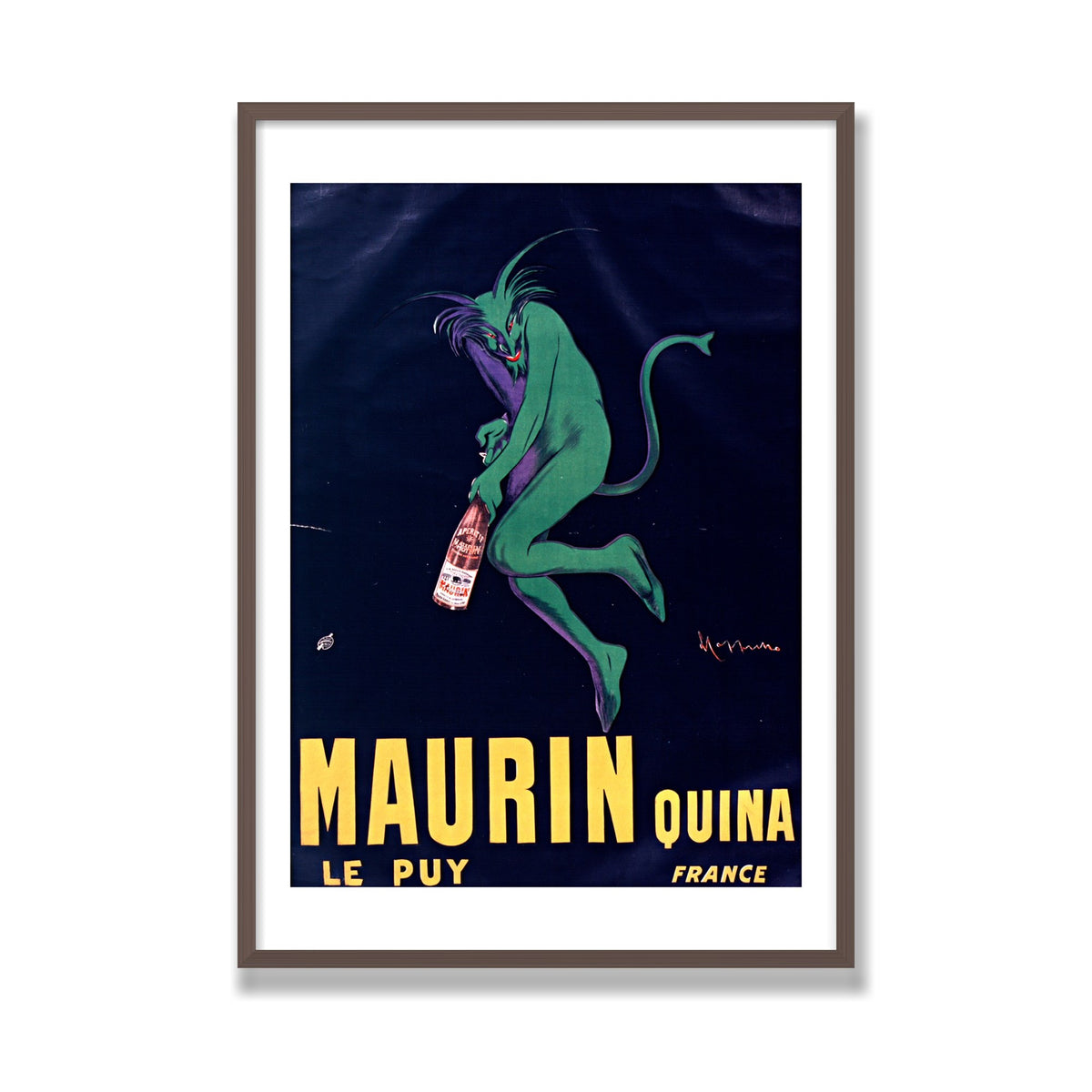 Maurin Quina, 28 × 40 in, Walnut frame