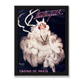 Mistinguett, 12 × 16 in, Black Oak frame