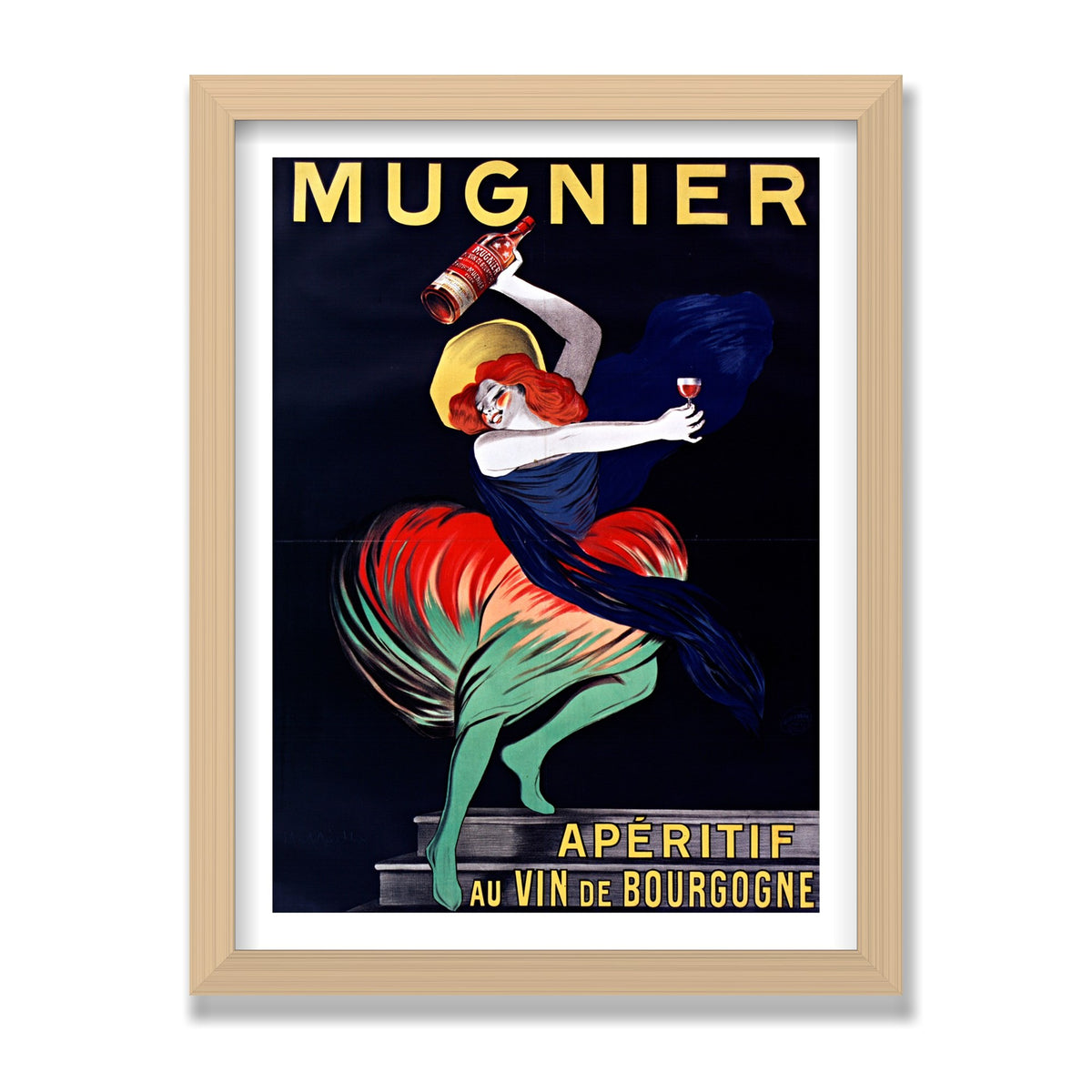 Mugnier Apéritif, 12 × 16 in, Natural Oak frame