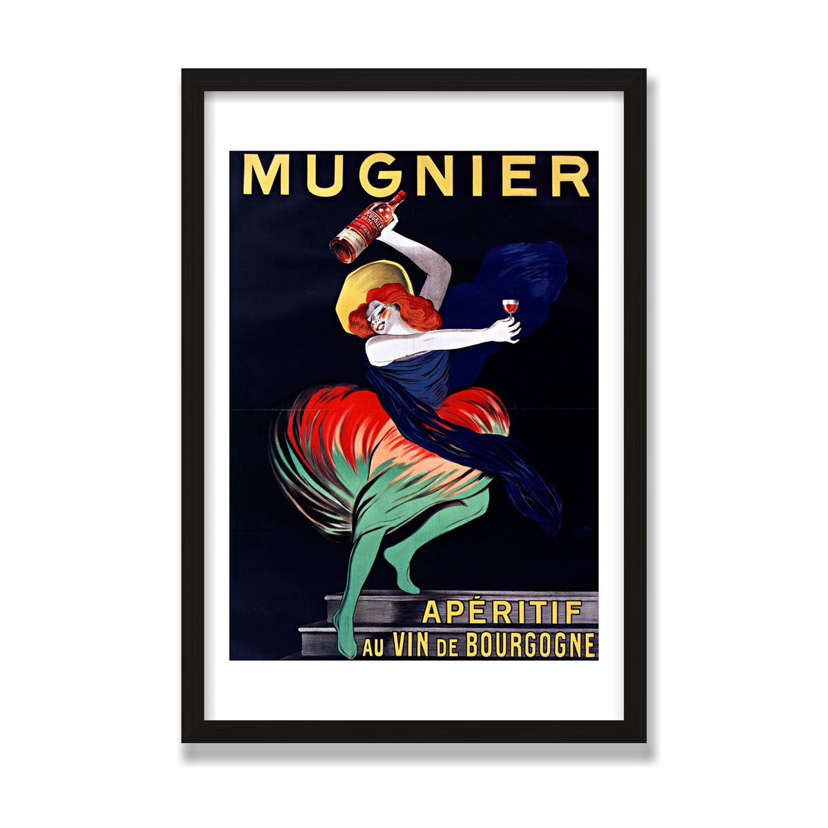Mugnier Apéritif, 16 × 24 in, Black Oak frame