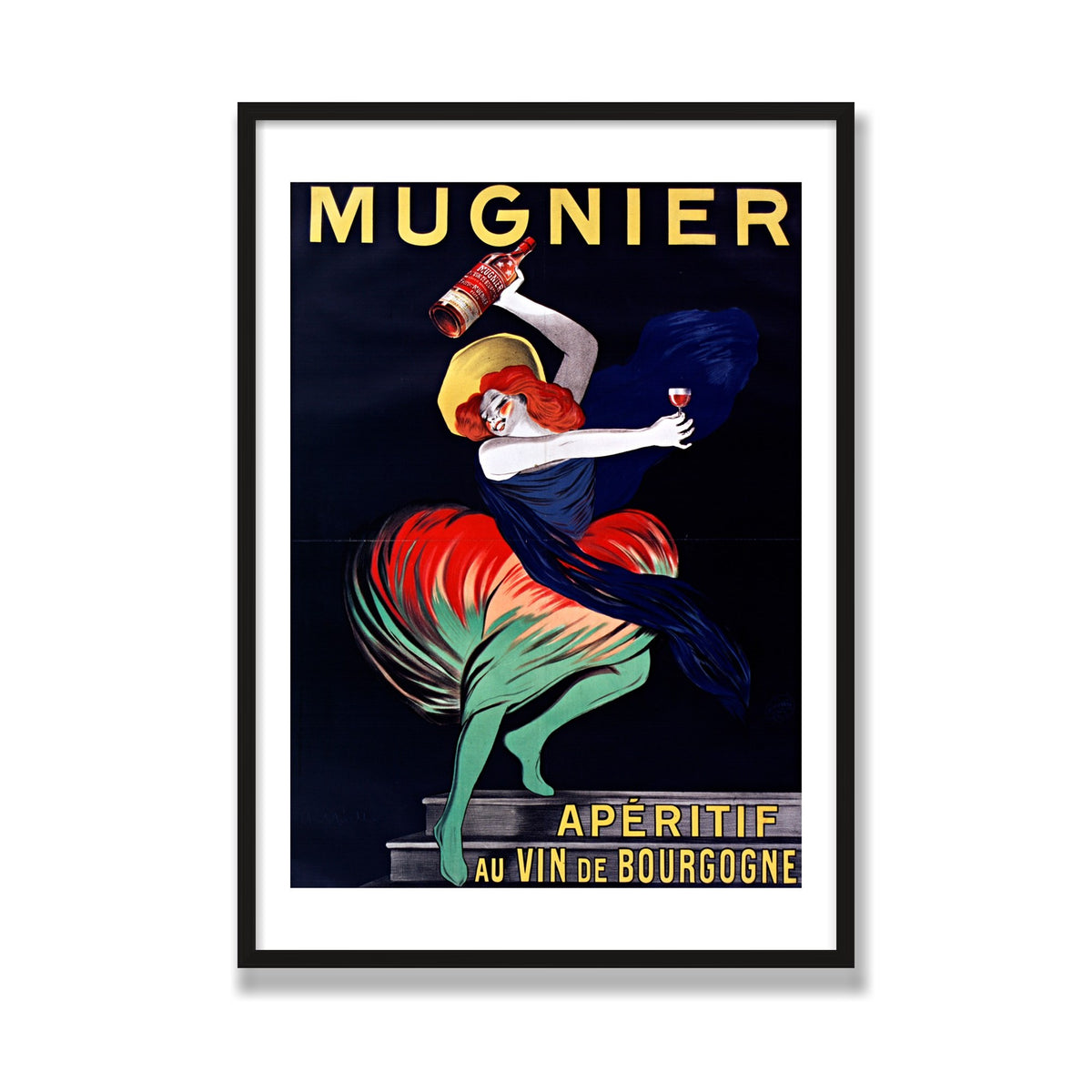 Mugnier Apéritif, 28 × 40 in, Black Oak frame