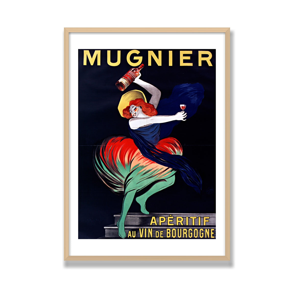 Mugnier Apéritif, 28 × 40 in, Natural Oak frame