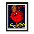 Vodka Relskys, 12 × 16 in, Black Oak frame