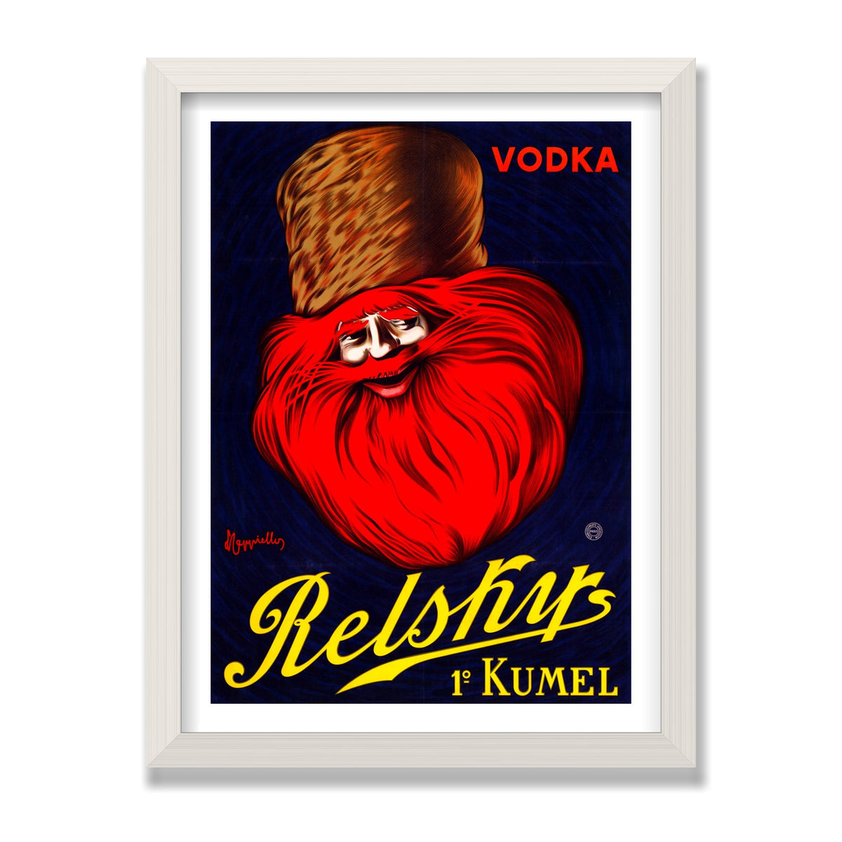 Vodka Relskys, 12 × 16 in, White Oak frame
