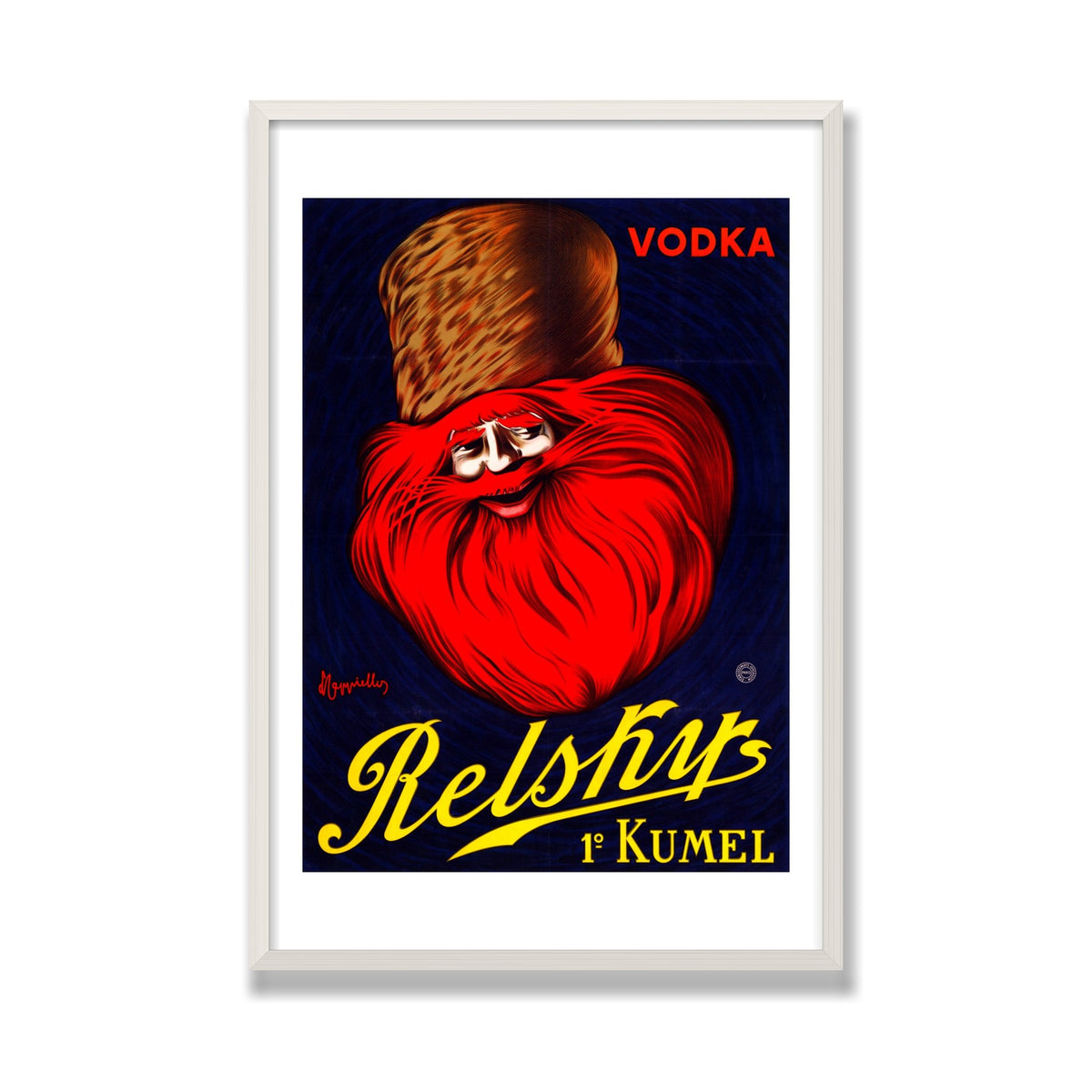 Vodka Relskys, 24 × 36 in, White Oak frame