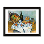 The Basket of Apples, 12 × 16 in, Black Oak frame