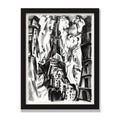 La Tour (The Eiffel Tower), 12 × 16 in, Black Oak frame