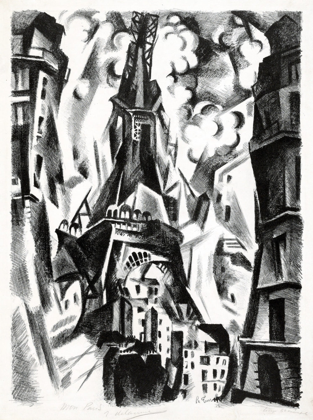 La Tour (The Eiffel Tower), unframed artwork