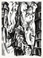 La Tour (The Eiffel Tower), unframed artwork
