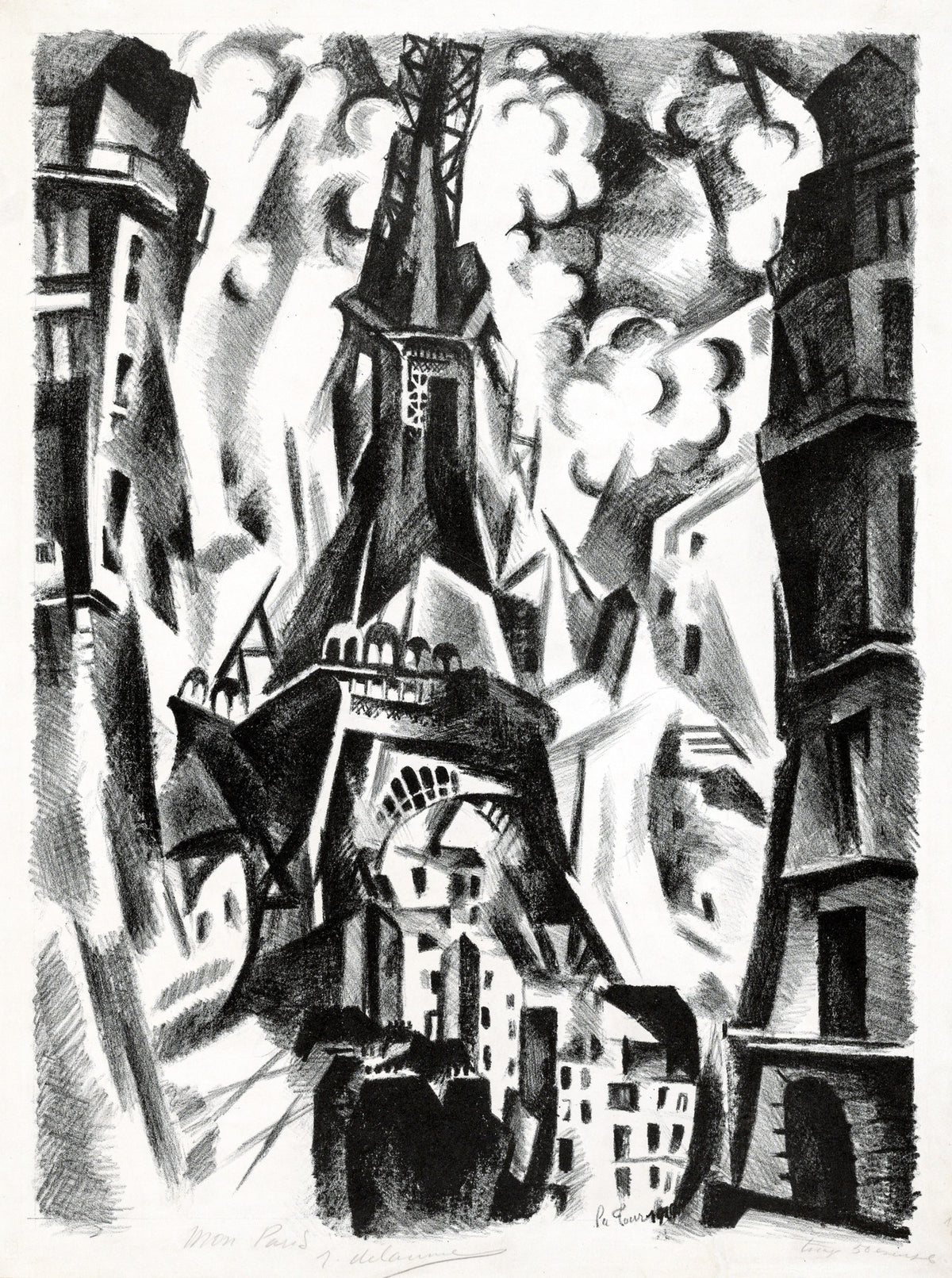 La Tour (The Eiffel Tower), unframed artwork