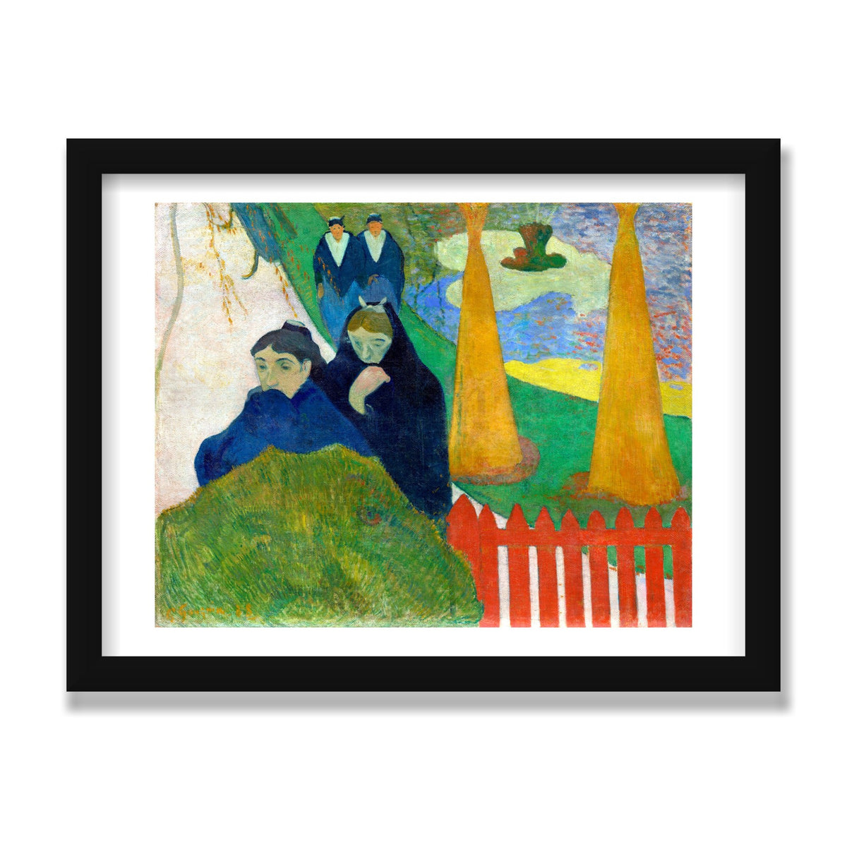 Arlésiennes (Mistral), 12 × 16 in, Black Satin frame
