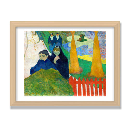 Arlésiennes (Mistral), 12 × 16 in, Natural Oak frame