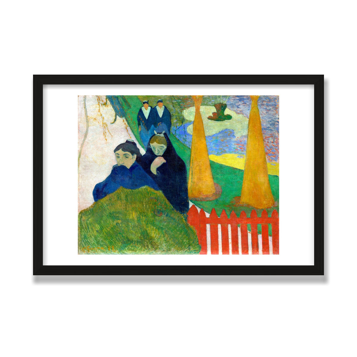 Arlésiennes (Mistral), 16 × 24 in, Black Oak frame
