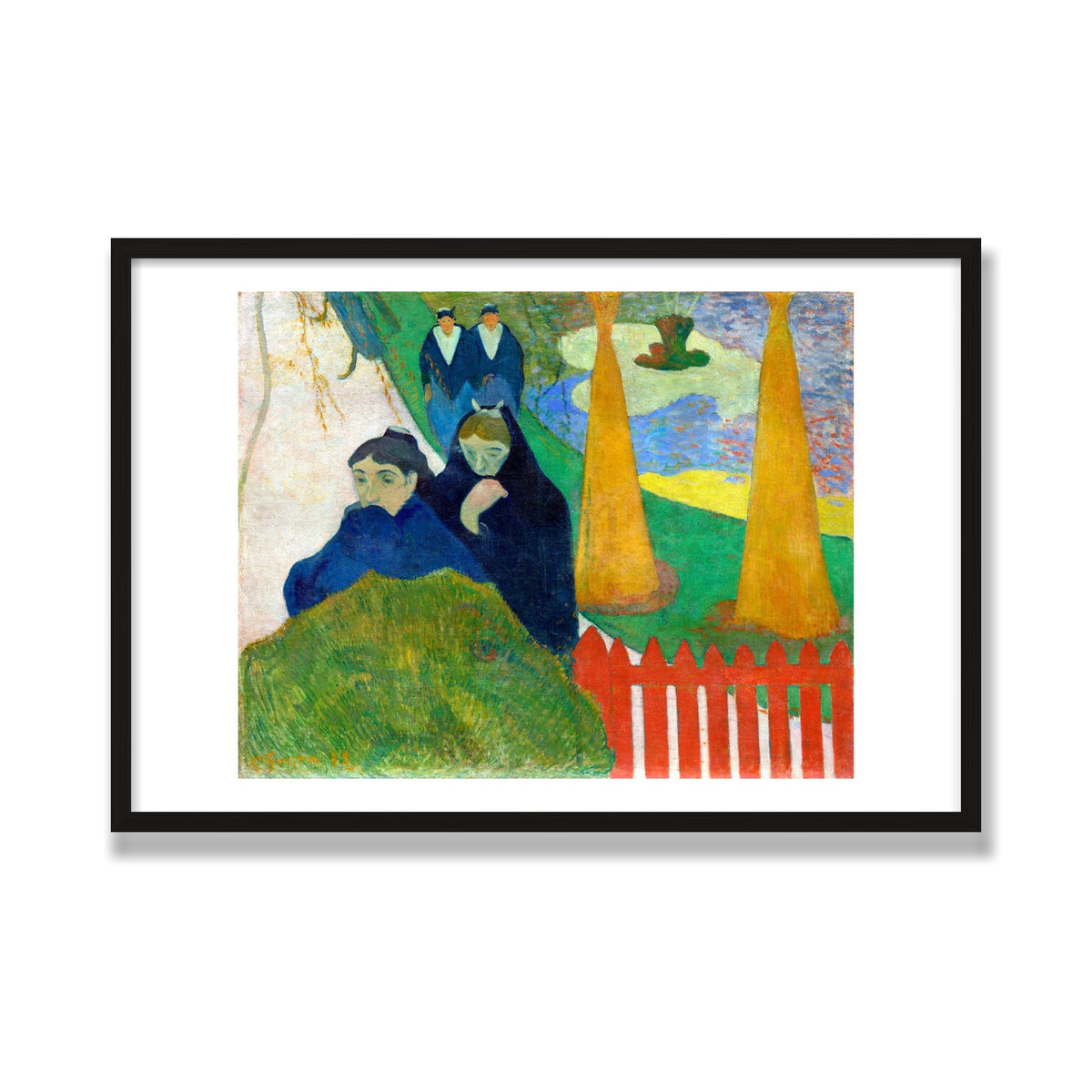 Arlésiennes (Mistral), 24 × 36 in, Black Oak frame