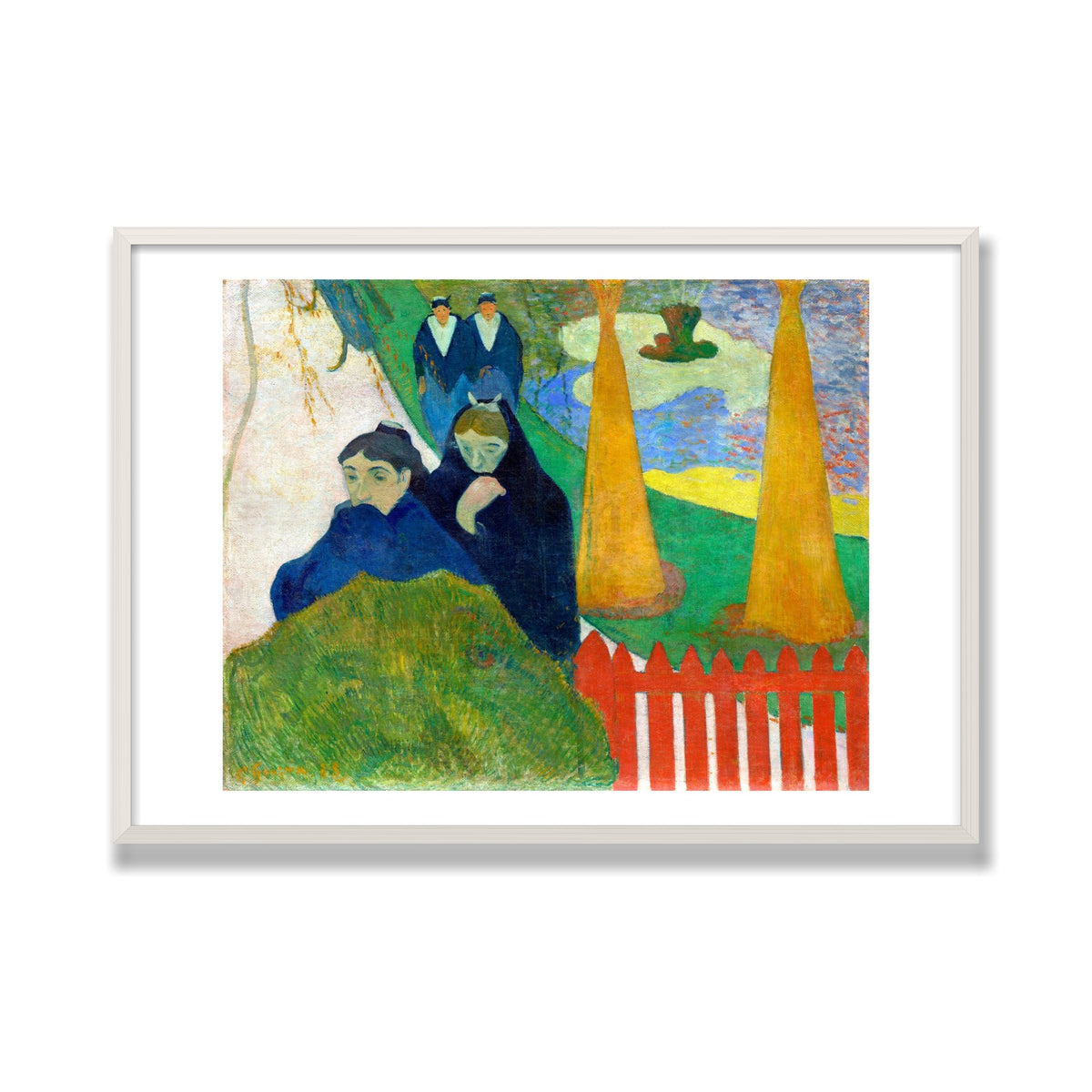 Arlésiennes (Mistral), 28 × 40 in, White Oak frame