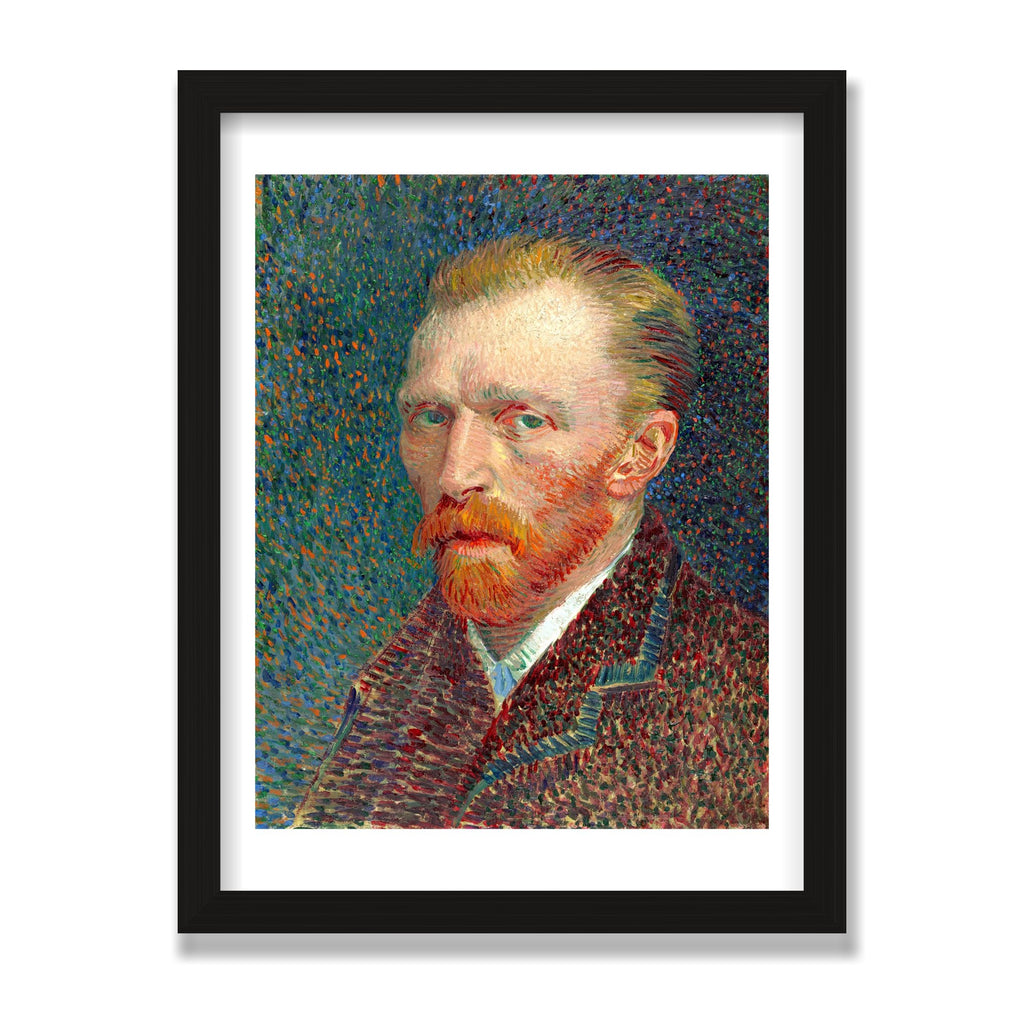 Self-Portrait, 12 × 16 in, Black Oak frame
